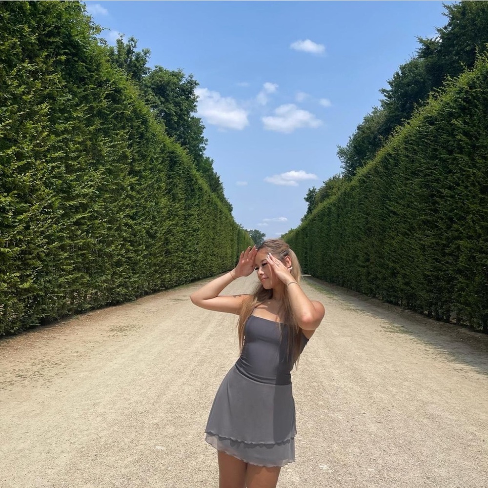 Tiger Mist grey Wynn dress - Picture 9 of 10